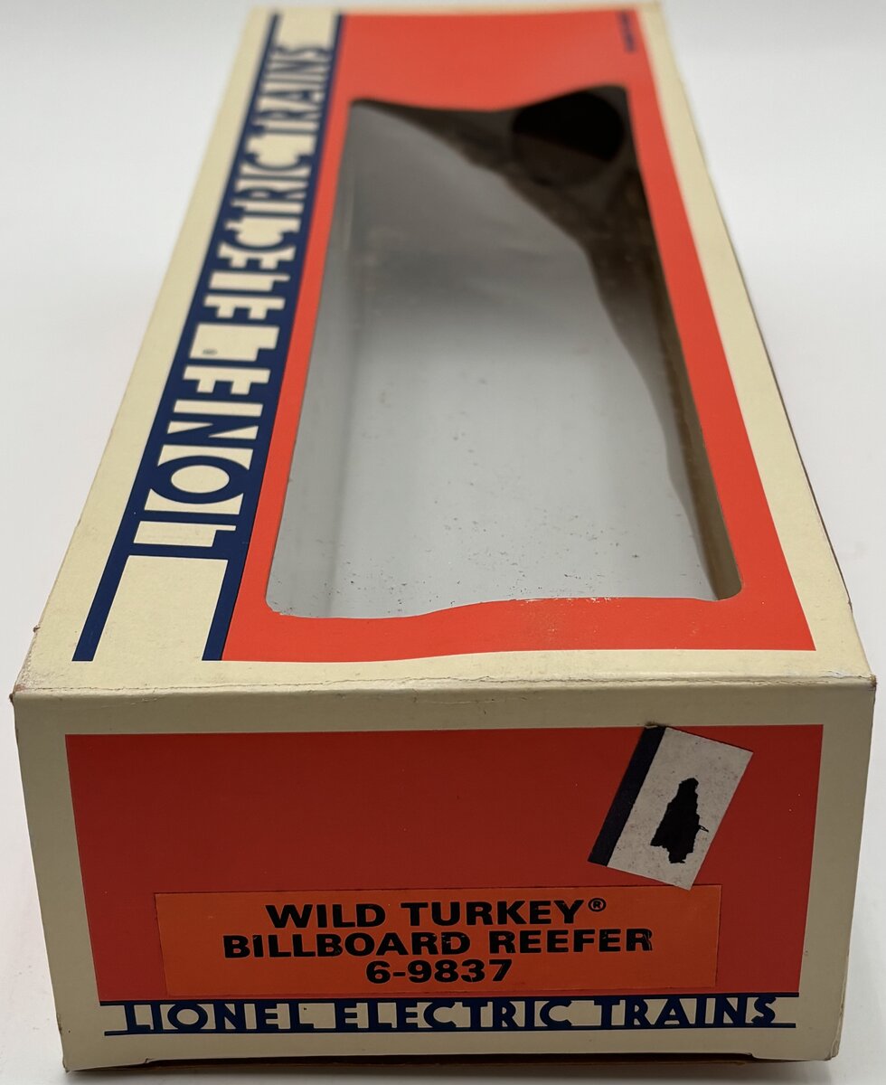 Lionel 6-9837 O Gauge Wild Turkey Bourbon Billboard Refrigerator Car #9837 EX/Box