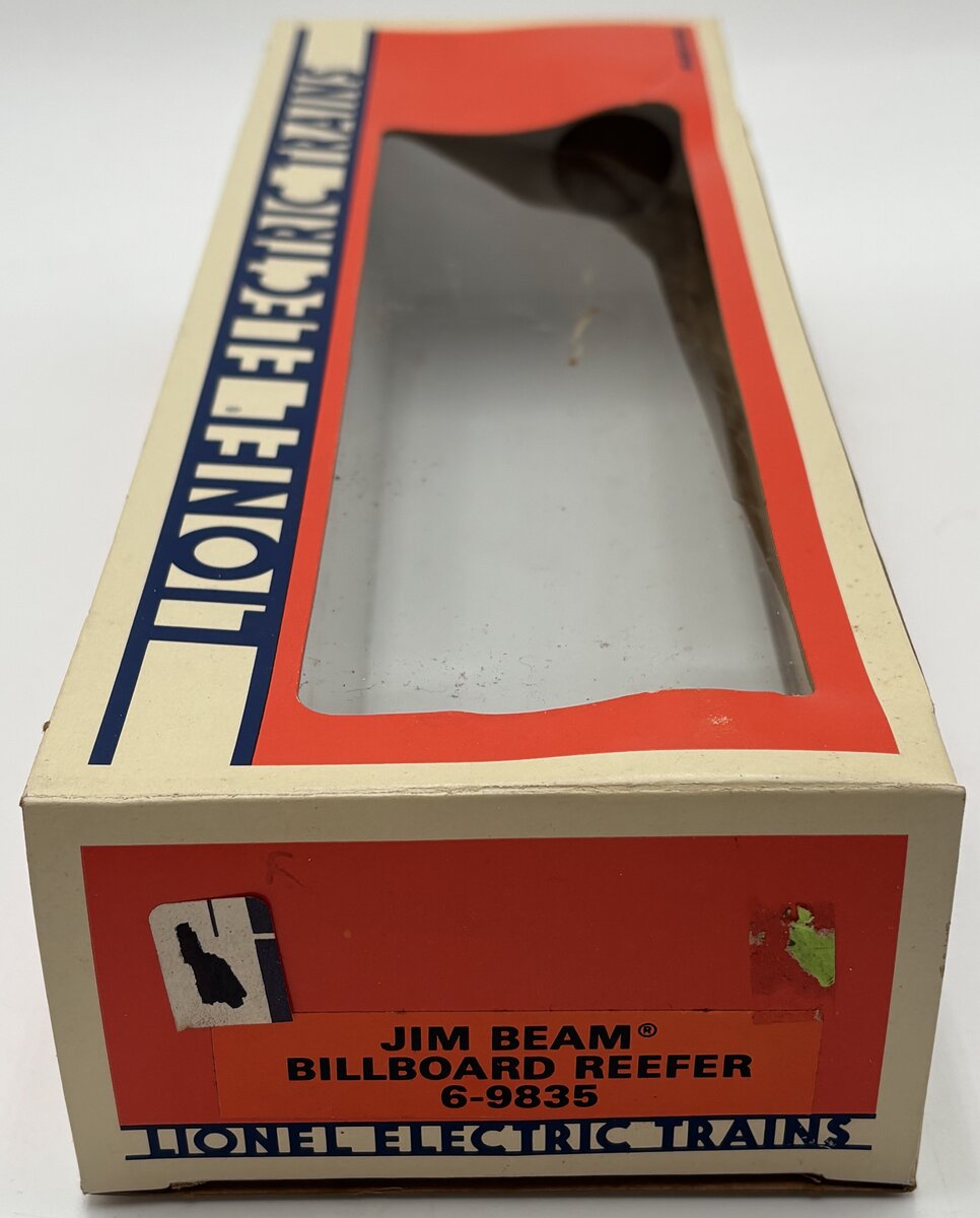 Lionel 6-9835 O Gauge Jim Beam Billboard Reefer EX/Box