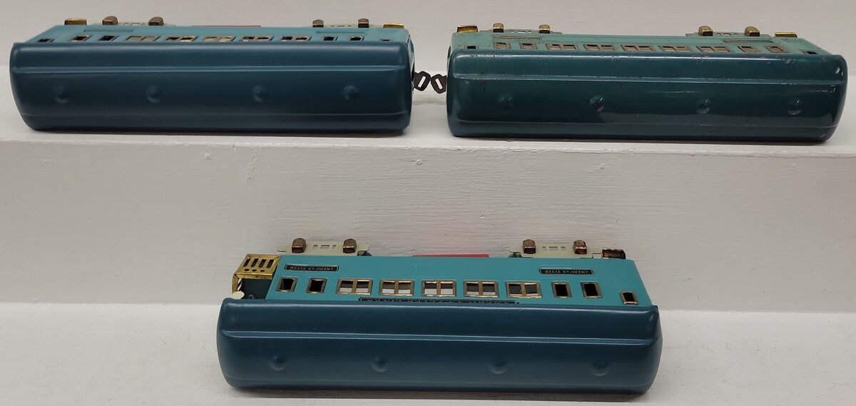 American Flyer Vintage O Prewar Tinplate Passenger Cars 3281, 3282 [3]
