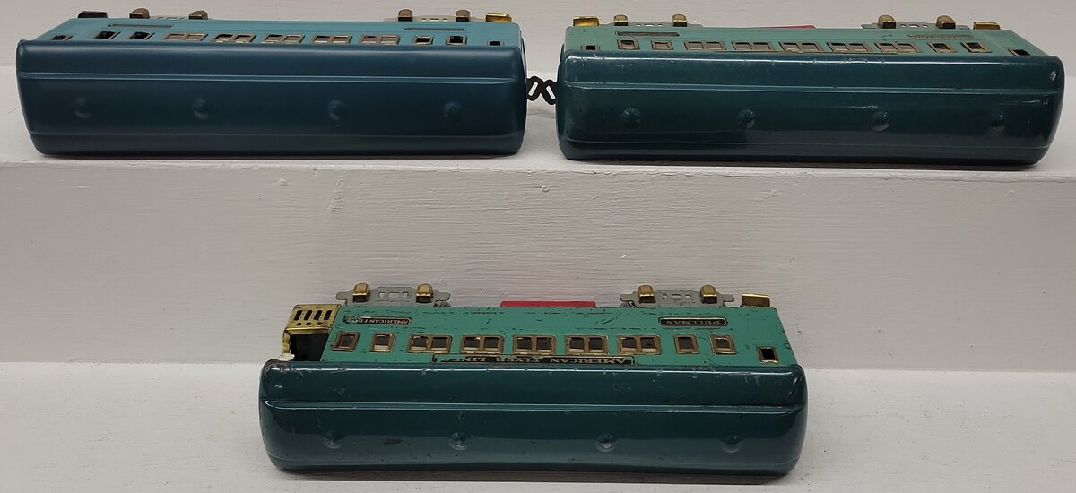 American Flyer Vintage O Prewar Tinplate Passenger Cars 3281, 3282 [3]