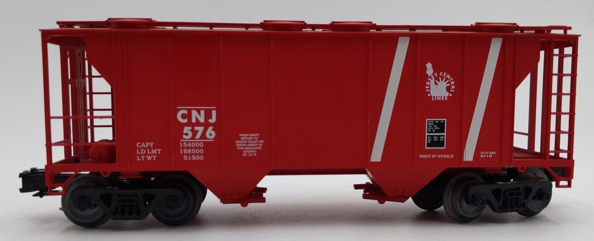 Weaver 576 O Gauge Central New Jersey 3-Rail Covered Hopper LN/Box