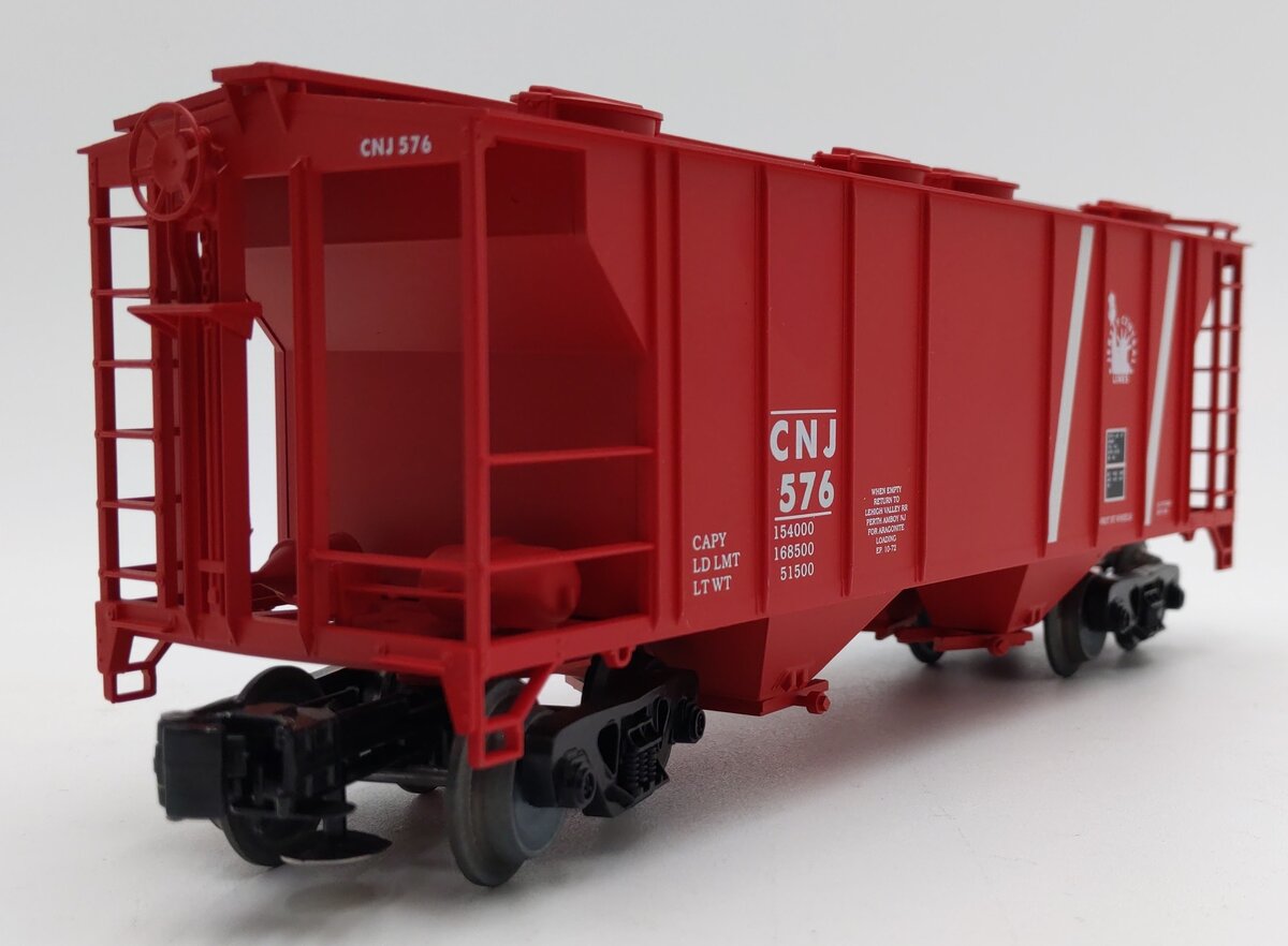 Weaver 576 O Gauge Central New Jersey 3-Rail Covered Hopper LN/Box