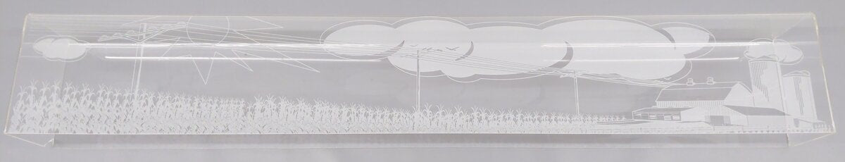 O Gauge Plastic Display Case w/Track VG