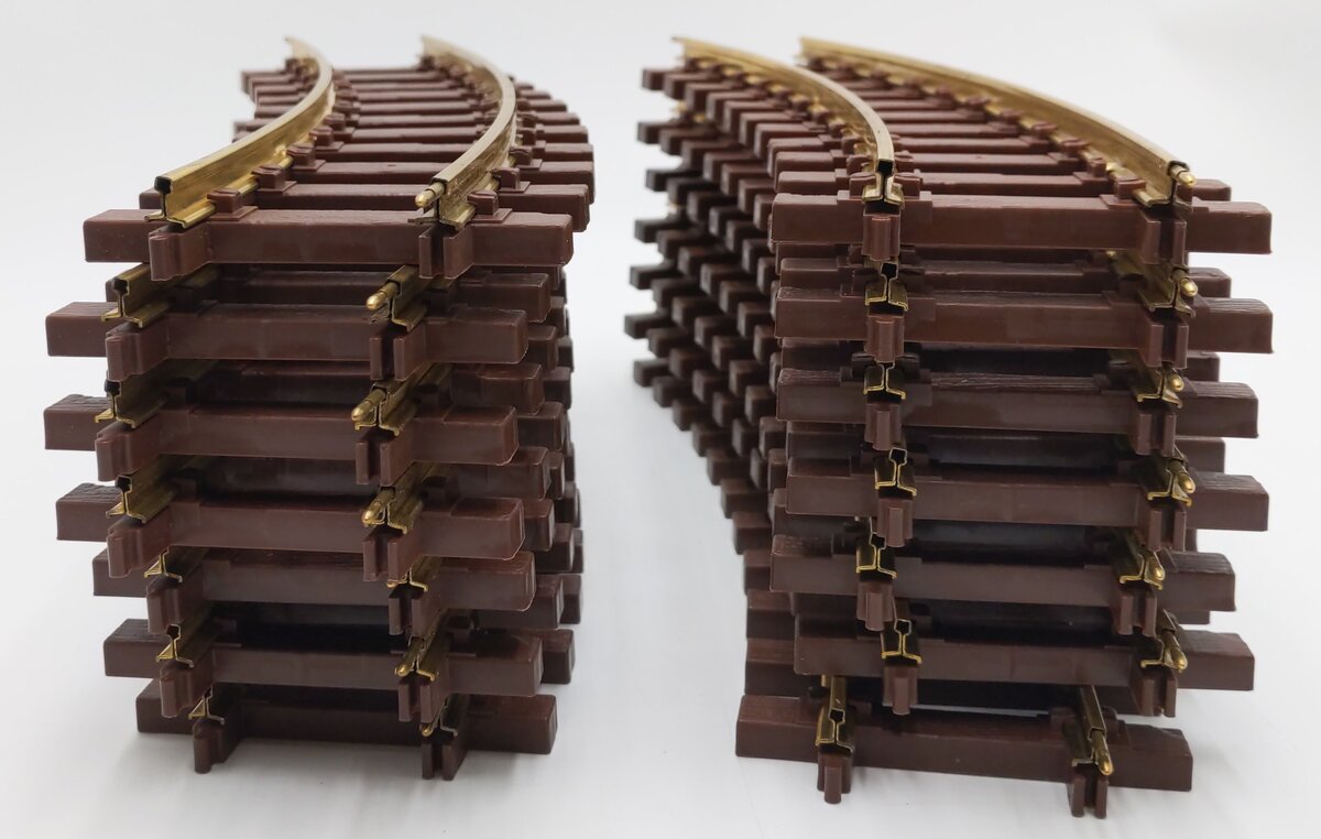 Lionel 8-82001 G Scale Large Scale Brass Curved Track Sections [14] EX
