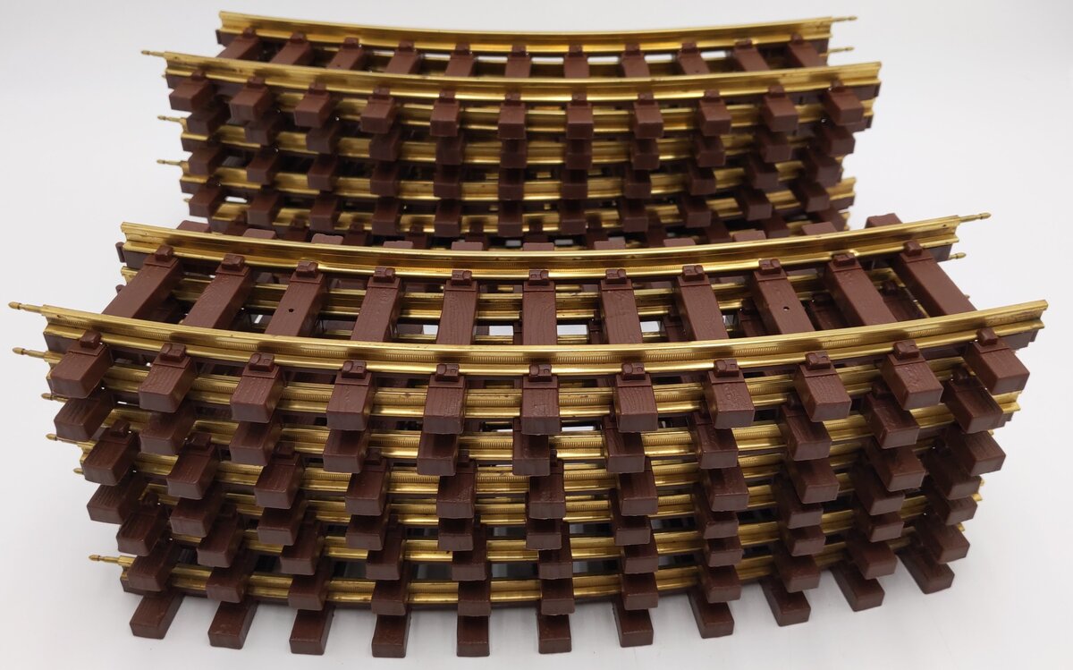 Lionel 8-82001 G Scale Large Scale Brass Curved Track Sections [14] EX
