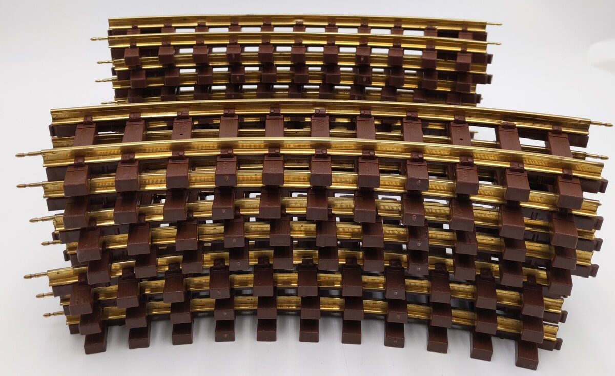Lionel 8-82001 G Scale Large Scale Brass Curved Track Sections [14] EX