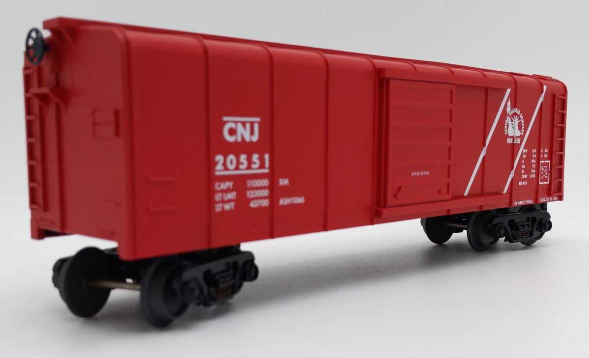 MTH O Gauge Central New Jersey Boxcar #20551 LN