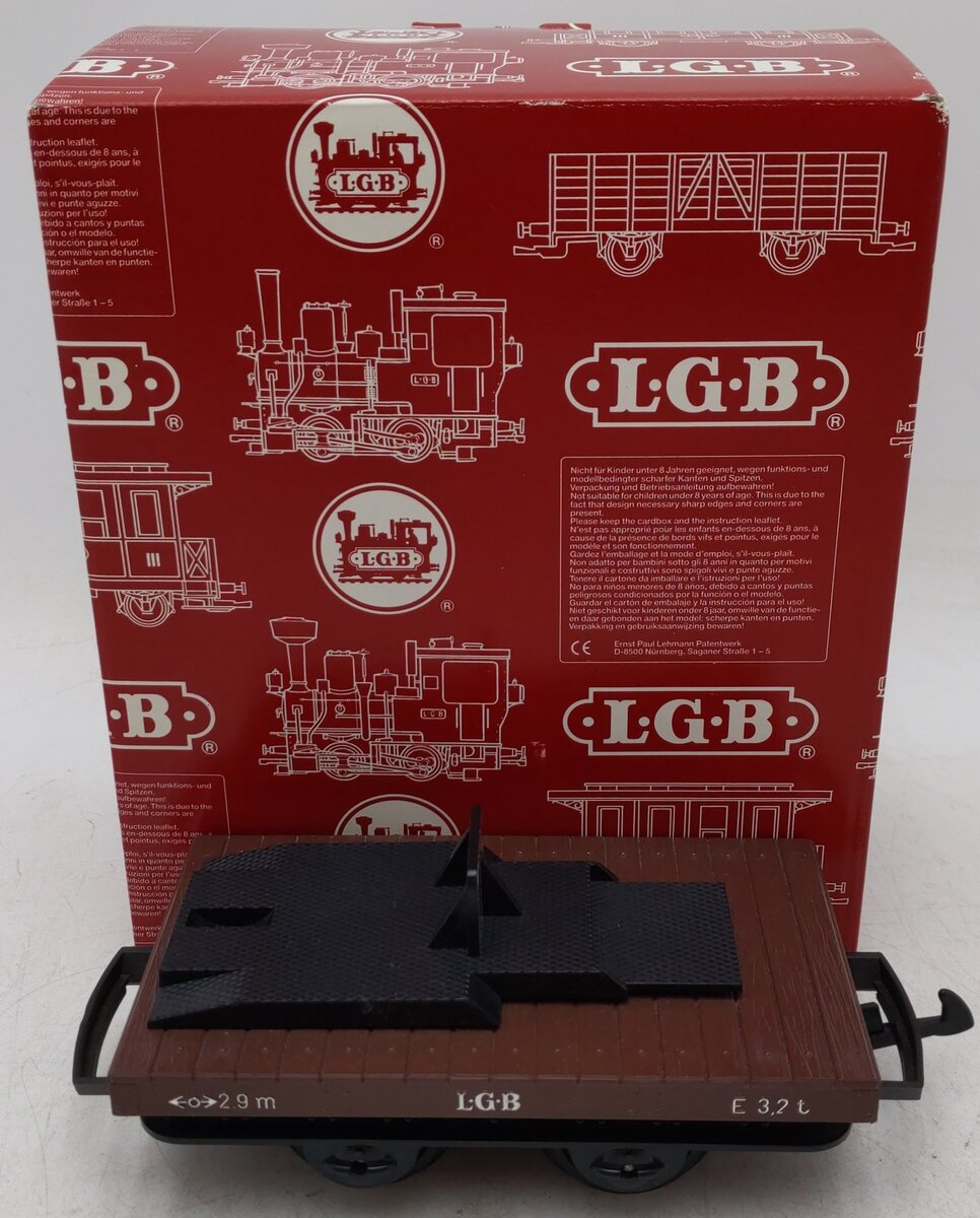 LGB 40510 G Scale Field Railroad Forklift Car EX/Box