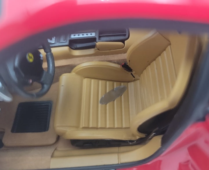 Mattel 2006 1:18 Scale Hotwheels Red/Tan Interior Ferrari 599 GTB Limited Ed. EX