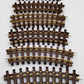 Lionel 8-82001 G Scale Brass Curved Track (12) EX