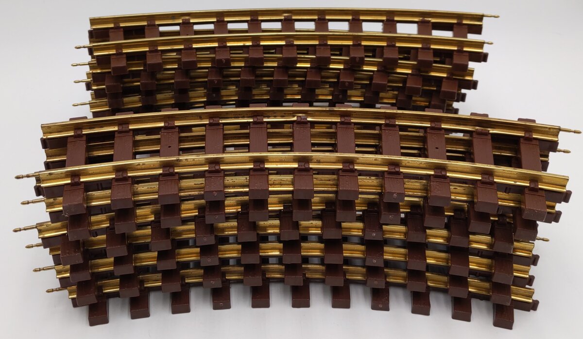 Lionel 8-82001 G Scale Brass Curved Track (12) EX