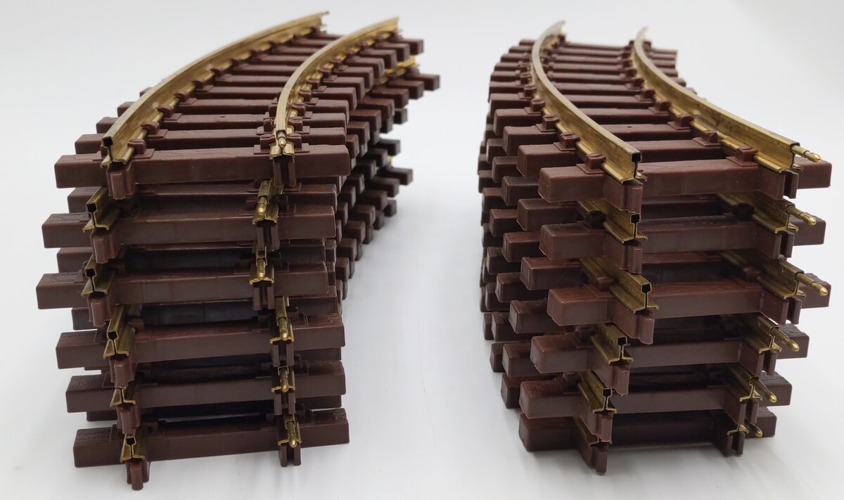 Lionel 8-82001 G Scale Brass Curved Track (12) EX