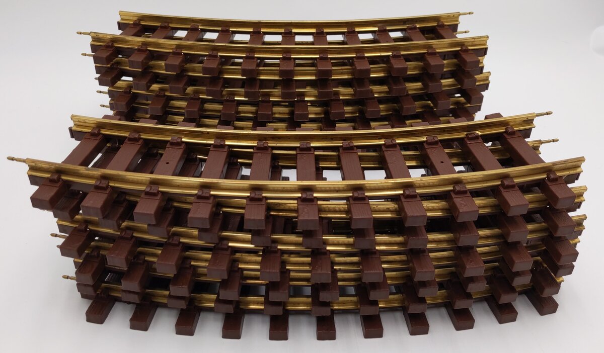 Lionel 8-82001 G Scale Brass Curved Track (12) EX