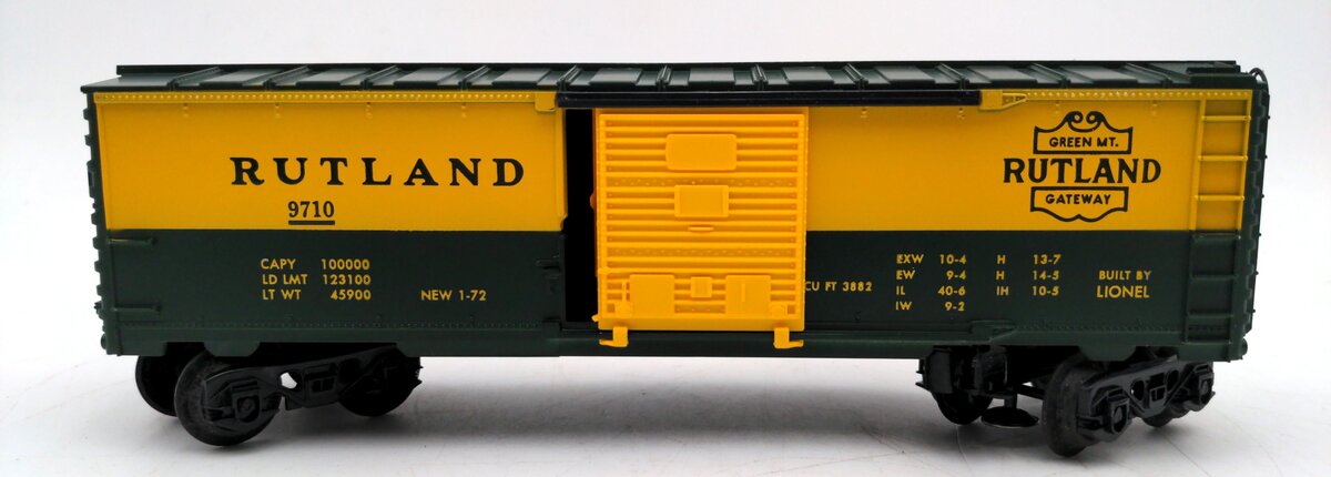 Lionel 6-9710 O Gauge Rutland Boxcar EX/Box