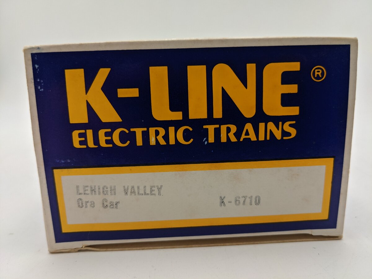 K-Line K6710 O Lehigh Valley Ore Car VG/Box