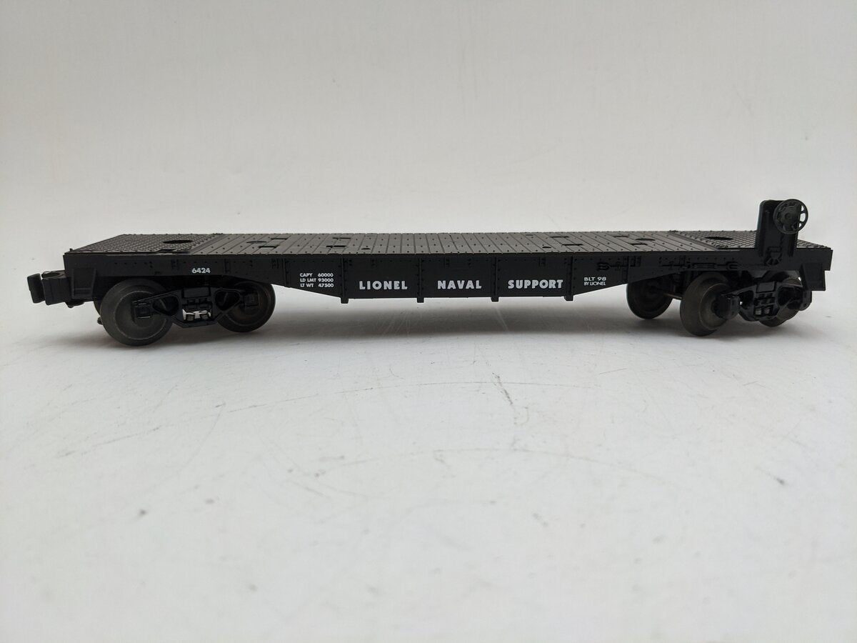 Lionel 6-36016 O Gauge Lionel Naval Support Flatcar w/ Propellers #6424 VG/Box