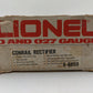 Lionel 6-8859 O Conrail Rectifier Electric Locomotive VG/Box