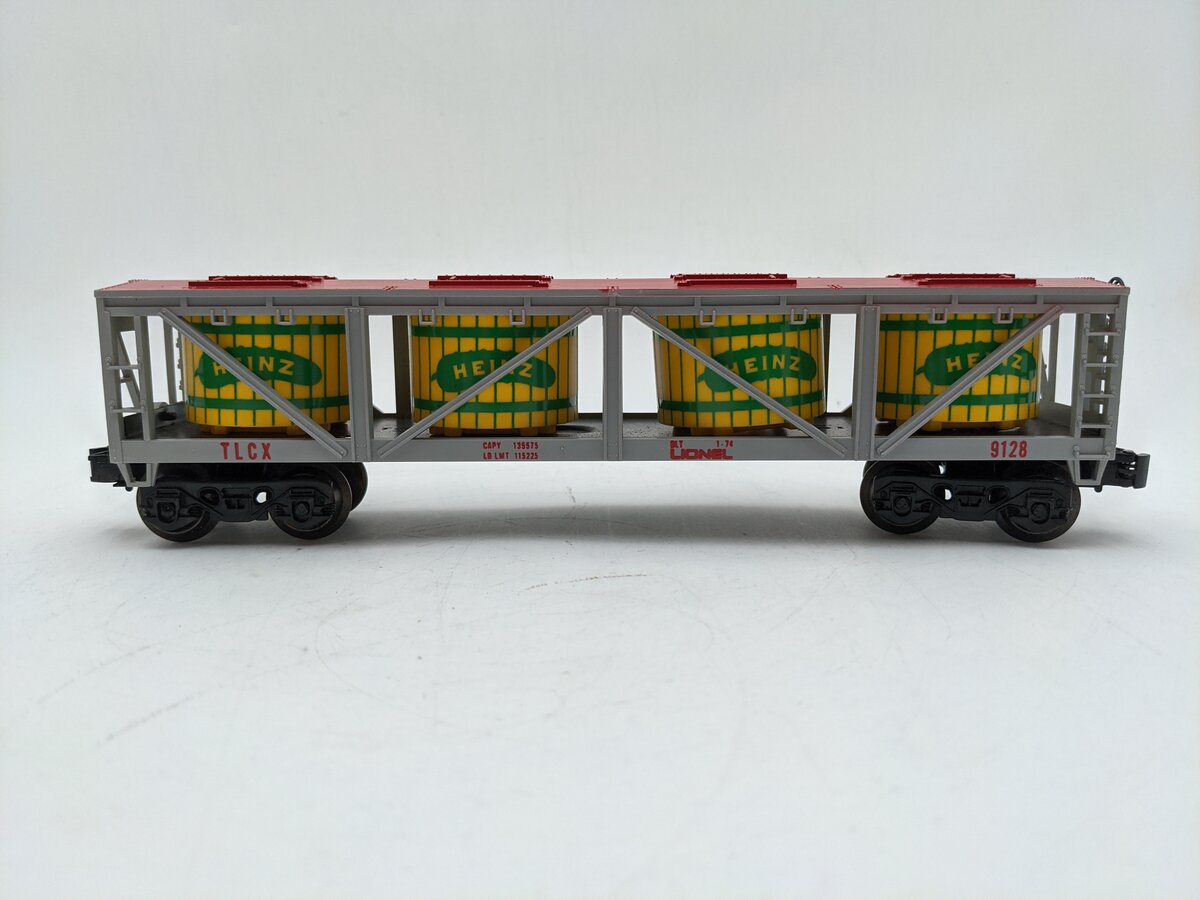 Lionel 6-9128 O Gauge Heinz Pickle Vat Car #9128 EX/Box