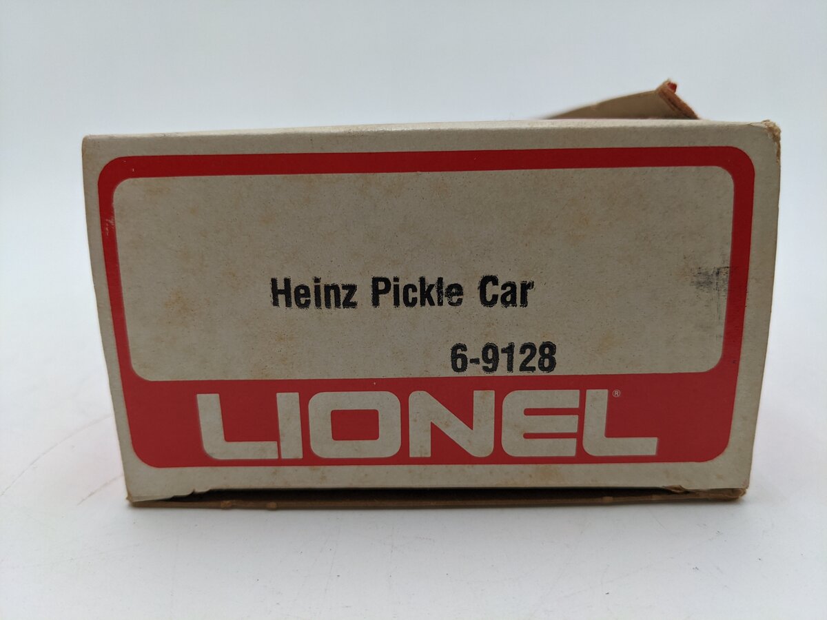 Lionel 6-9128 O Gauge Heinz Pickle Vat Car #9128 EX/Box