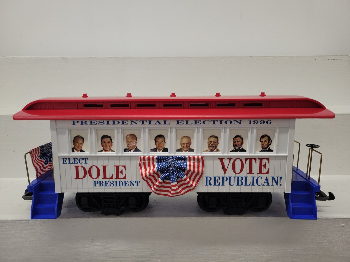 Hartland 1996 G Election Republican Dole Campaign Car EX/Box