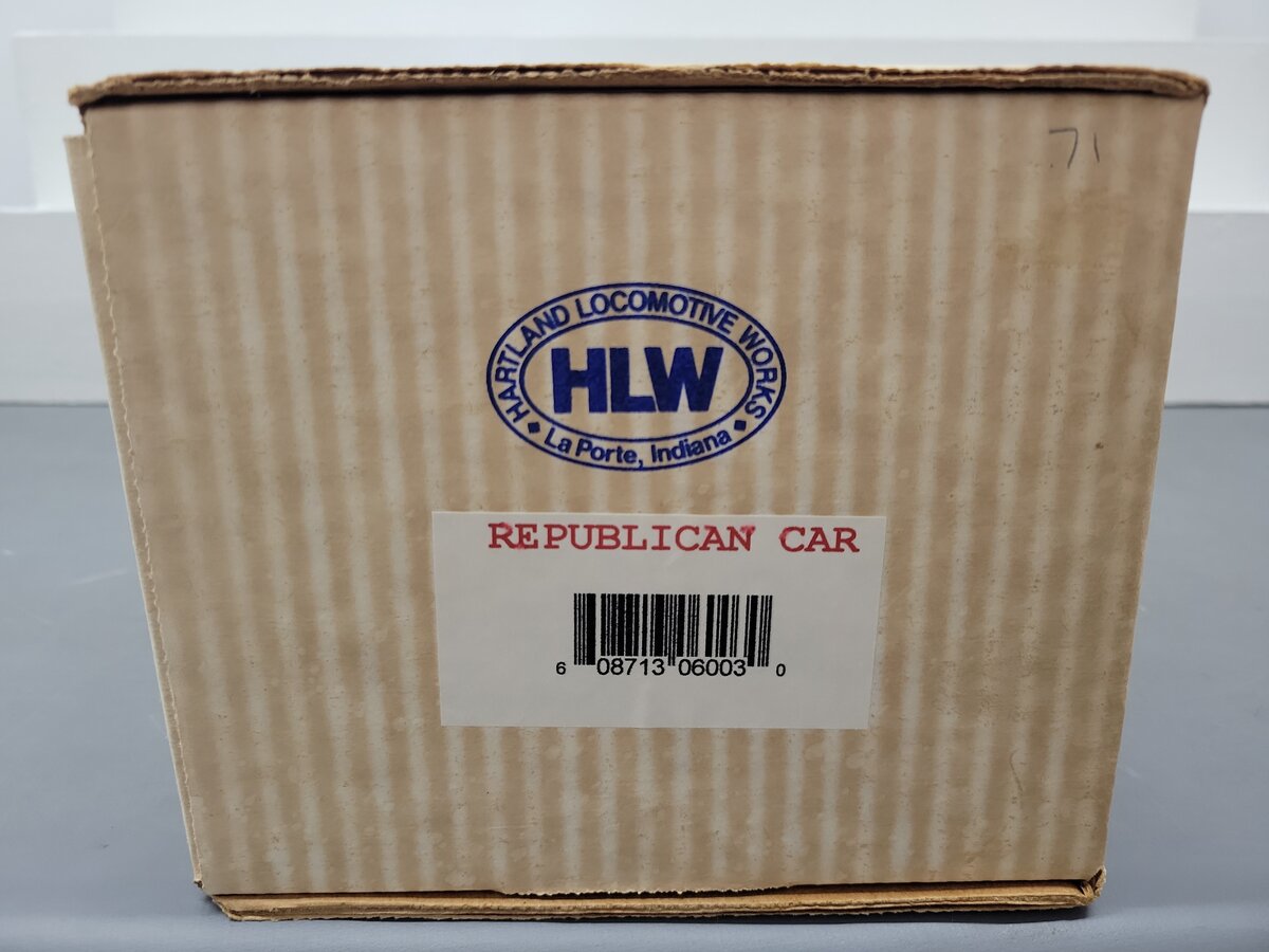 Hartland 1996 G Election Republican Dole Campaign Car EX/Box