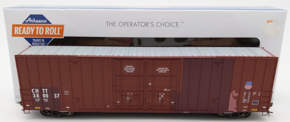 Athearn 75073 HO Scale Union Pacific CHTT 60' Gunderson Boxcar #380037 LN/Box