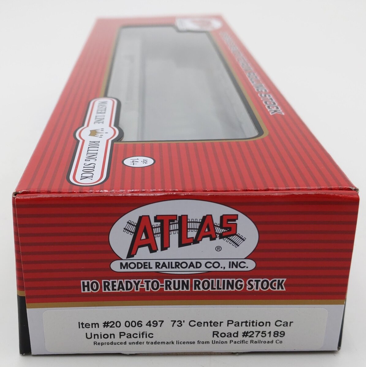 Atlas 20006497 HO Union Pacific 73' Center Partition Car #275189