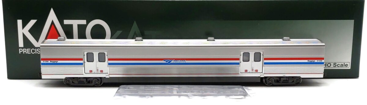 Kato 35-6212 HO Amtrak Viewliner II Phase III Baggage Car #61058 LN/Box