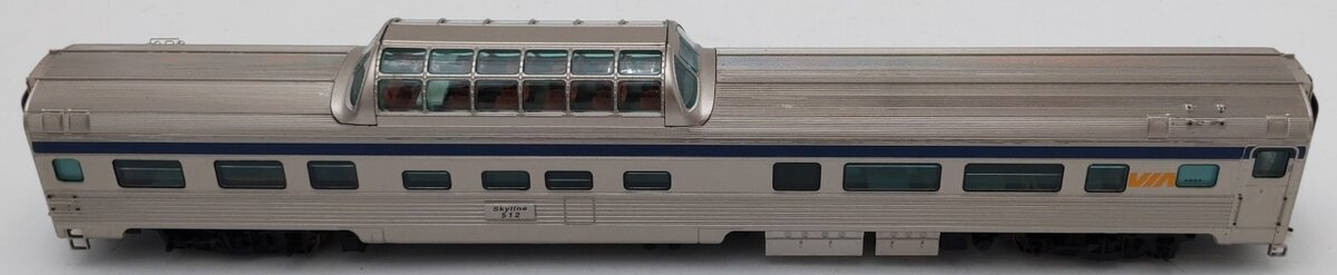 Rapido Trains 116002 HO Scale Skyline Dome Passenger Car #512 EX/Box