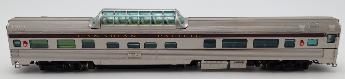 Rapido Trains HO Canadian Pacific Skyline Dome Passenger Car #504 VG