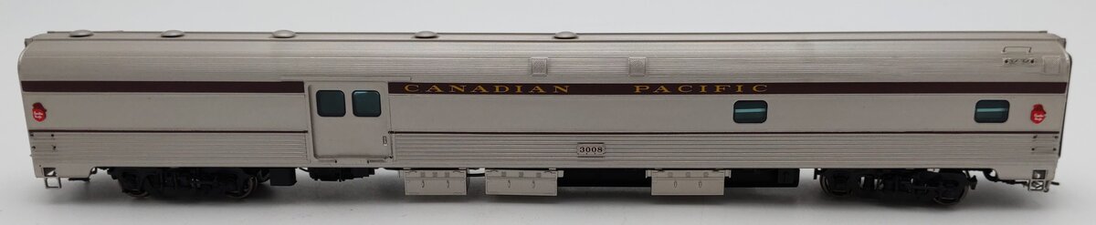 Rapido Trains 114003 HO CPR Maroon Scheme Budd Baggage-Dorm Car #3008 VG