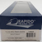 Rapido Trains 116038 HO Unlettered Budd Mid-Train Dome Stainless Steel