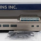 Rapido Trains 116038 HO Unlettered Budd Mid-Train Dome Stainless Steel
