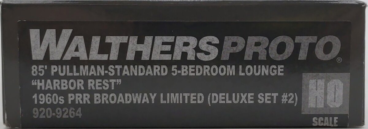 Walthers 920-9264 HO Pennsylvania  "Harbor Rest" 85' 5-Bedroom Lounge LN/Box