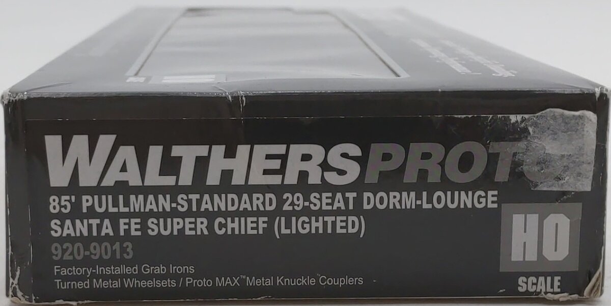 Walthers 920-9013 HO Santa Fe Super Chief 85' Pullman Lounge EX/Box