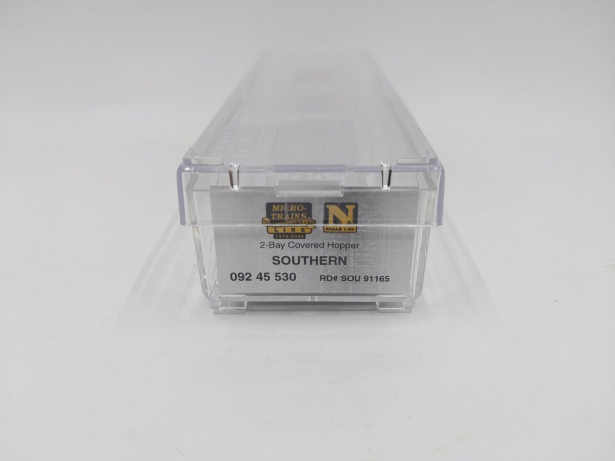 Micro-Trains 09245530 N Scale Southern Weathered 2-Bay Covered Hopper LN/Box