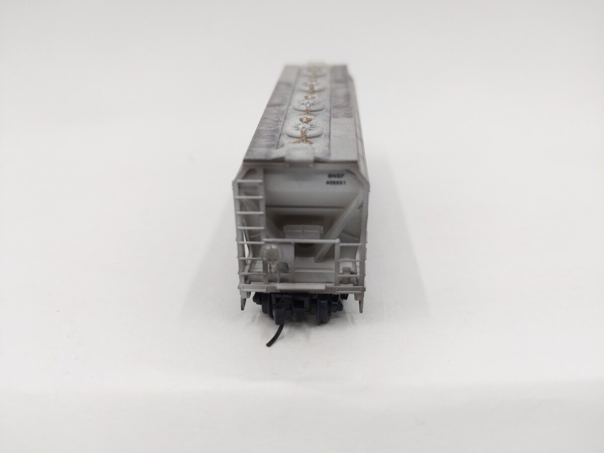 Micro-Trains 09244283 N Scale Weathered BNSF Family Tree 2-Bay Covered Hopper #8 LN/Box