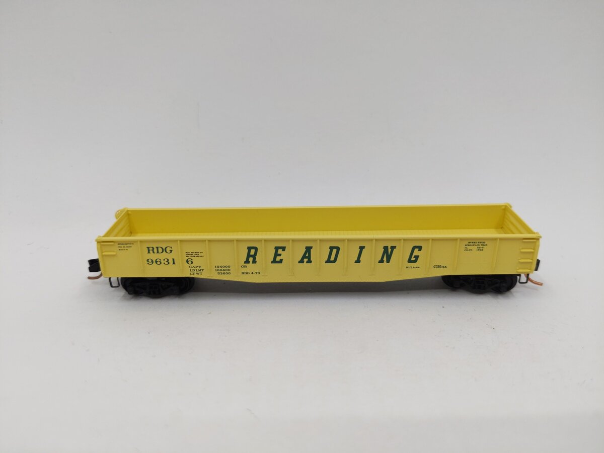 Micro-Trains 04600370 N Reading 50' Fishbelly Side Gondola w/ Drop Ends #96316 LN/Box