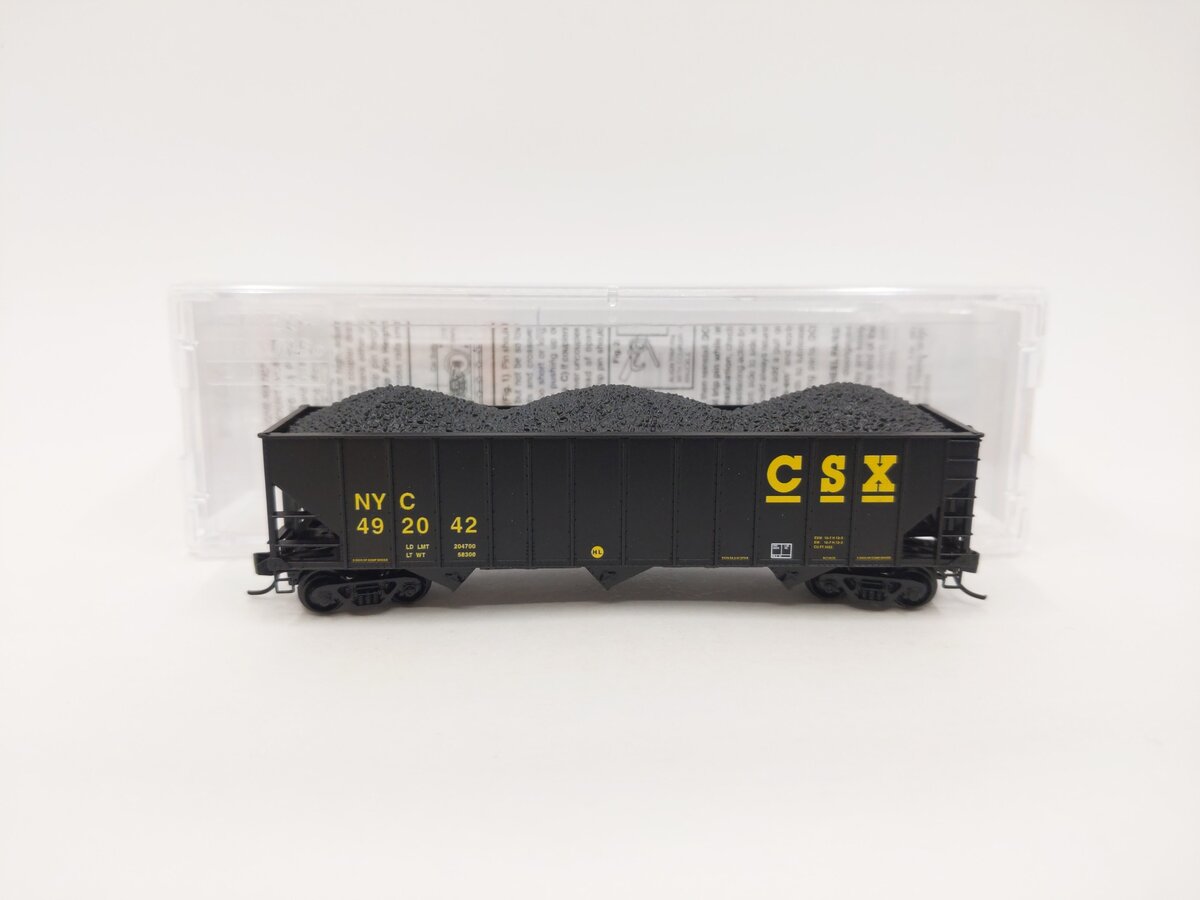 Micro-Trains 10800622 N Scale CSX 100-Ton 3-Bay Open Hopper #492042 EX/Box