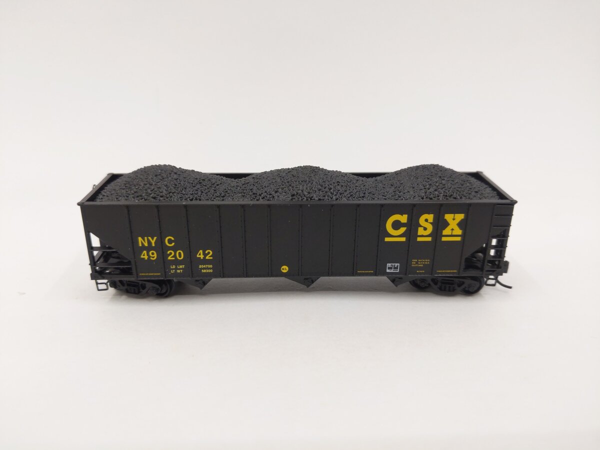 Micro-Trains 10800622 N Scale CSX 100-Ton 3-Bay Open Hopper #492042 EX/Box
