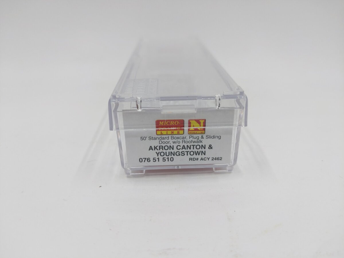 Micro-Trains 07651510 N Scale Akron Canton & Youngstown 50" Standard Boxcar LN/Box