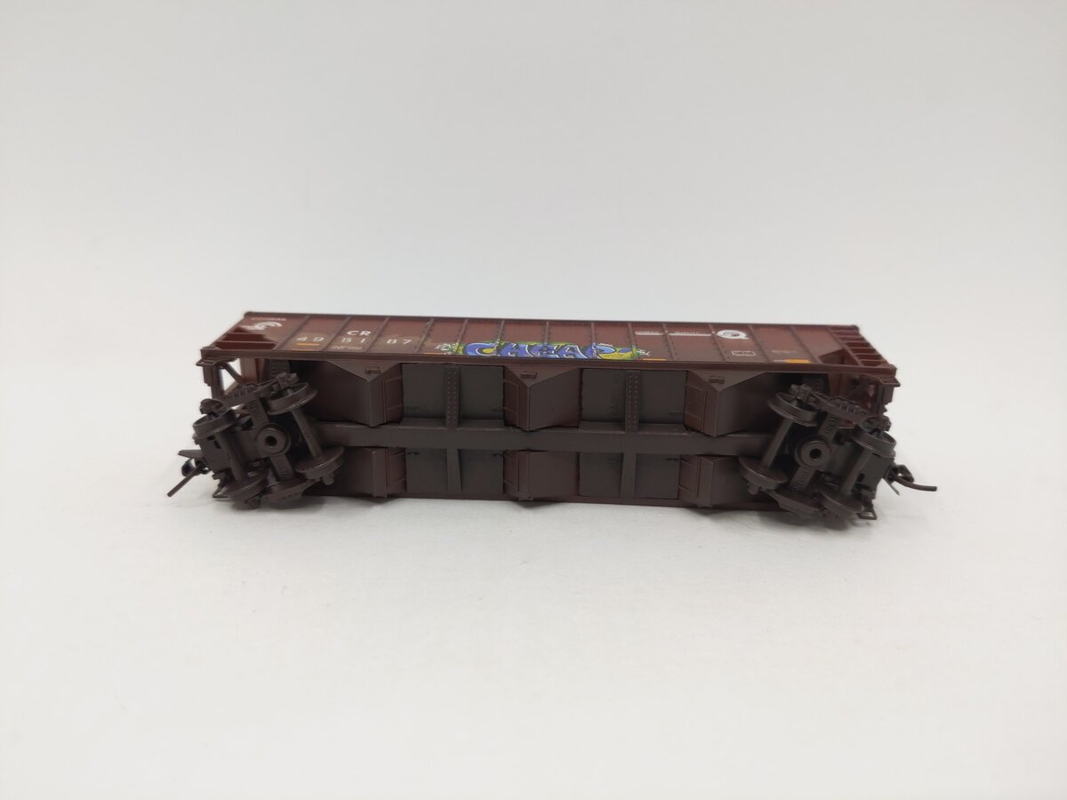 Micro-Trains 10846700 N Scale Conrail 100-Ton 3-Bay Open Hopper w/Coal Load LN/Box