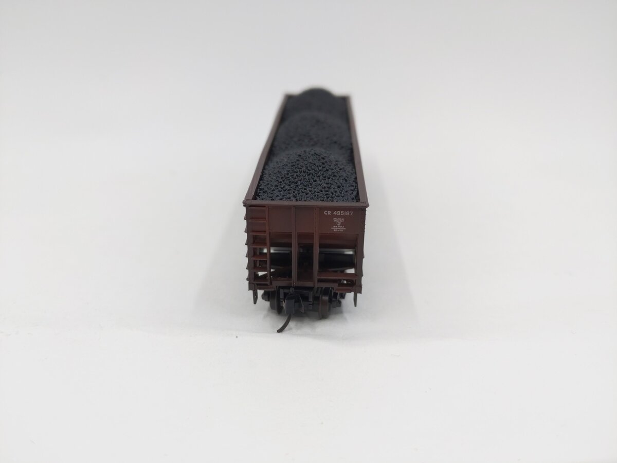 Micro-Trains 10846700 N Scale Conrail 100-Ton 3-Bay Open Hopper w/Coal Load LN/Box