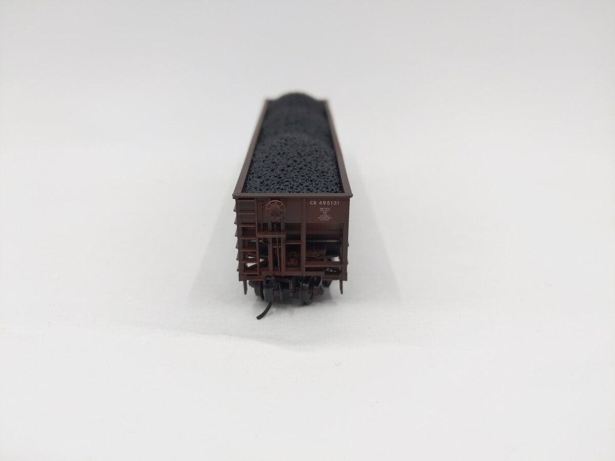 Micro-Trains 10845700 N Scale Conrail 100-Ton 3-Bay Open Hopper w/Coal Load LN/Box