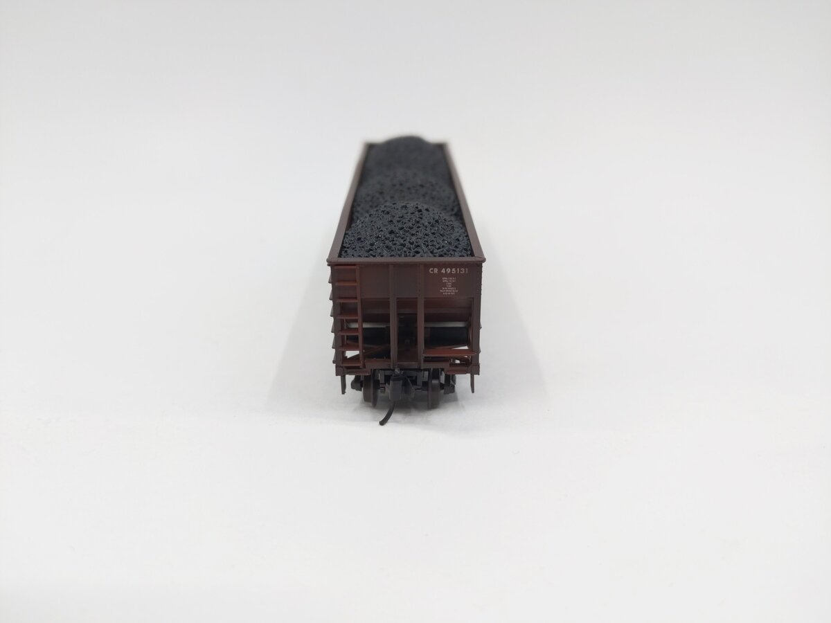 Micro-Trains 10845700 N Scale Conrail 100-Ton 3-Bay Open Hopper w/Coal Load LN/Box