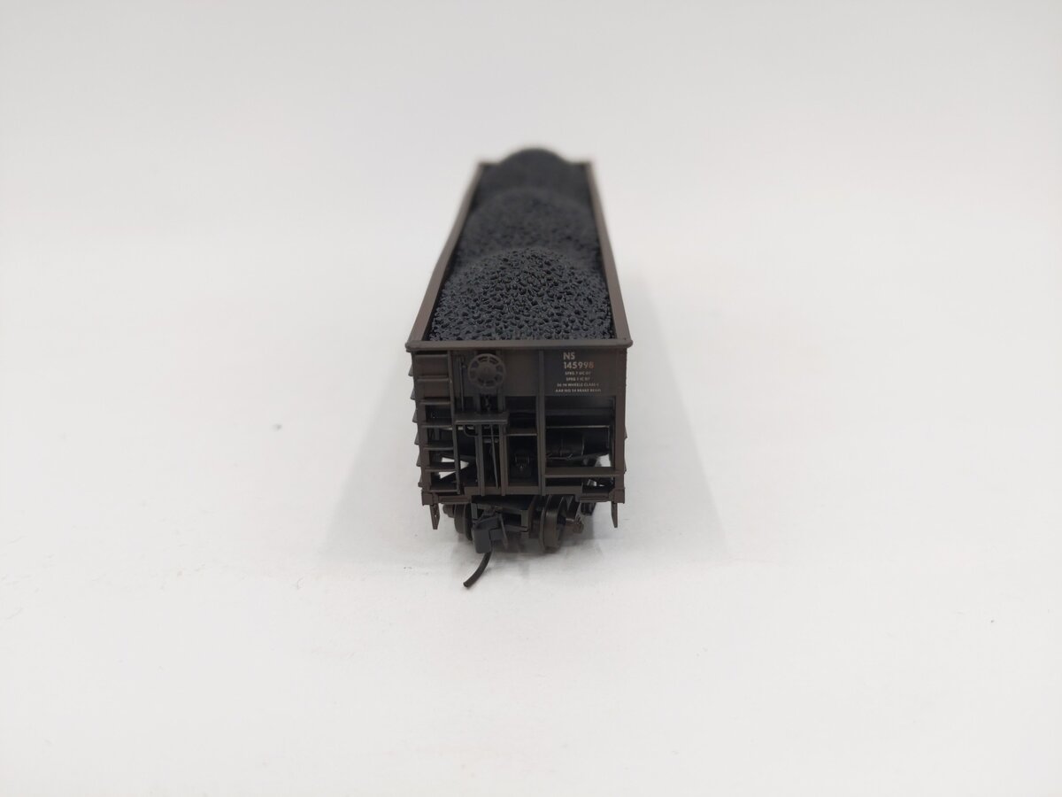 Micro-Trains 10846280 N Scale Norfolk Southern Weathered 100-Ton 3-Bay Hopper LN/Box