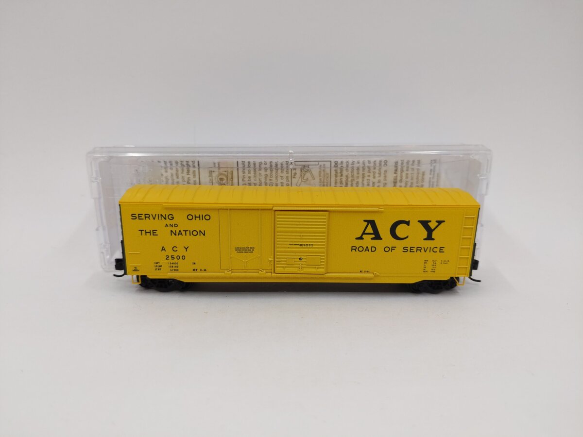 Micro-Trains 07652520 N Akron Canton & Youngstown 50' Standard Boxcar #2500 LN/Box
