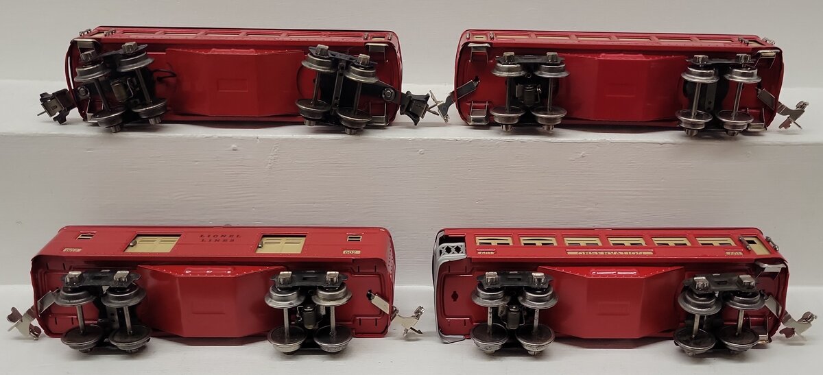 Lionel 600S O Prewar Tinplate Passenger Car Set #600, 601 & 602 [4]