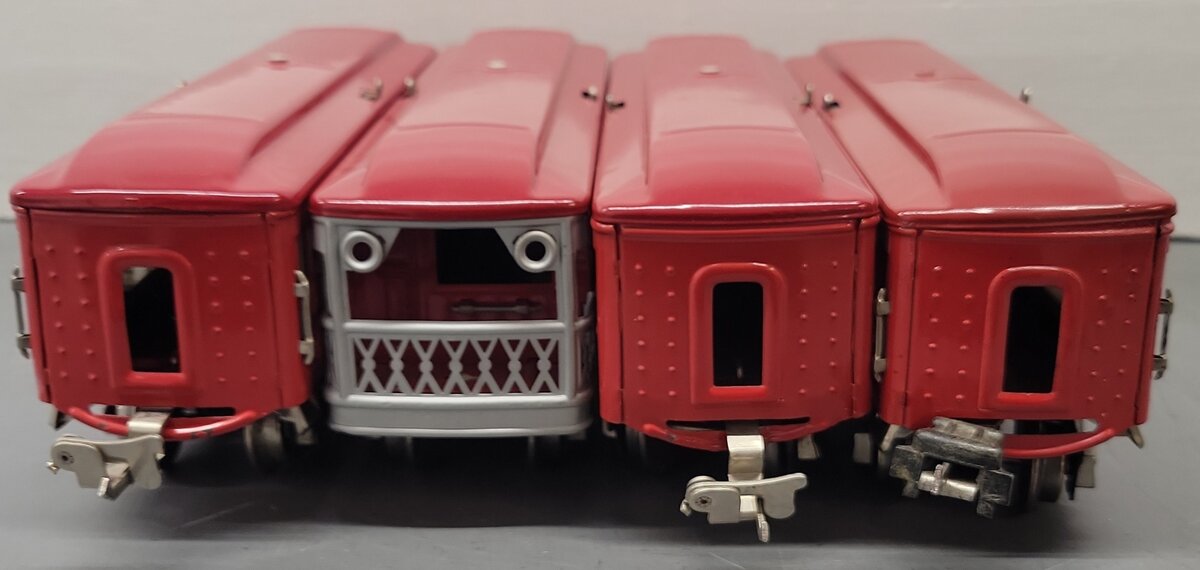 Lionel 600S O Prewar Tinplate Passenger Car Set #600, 601 & 602 [4]