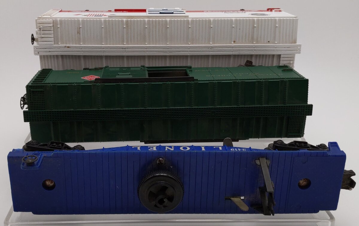 Lionel & MTH O Gauge Freight Cars: #3419, #151471, #16237 [3] VG